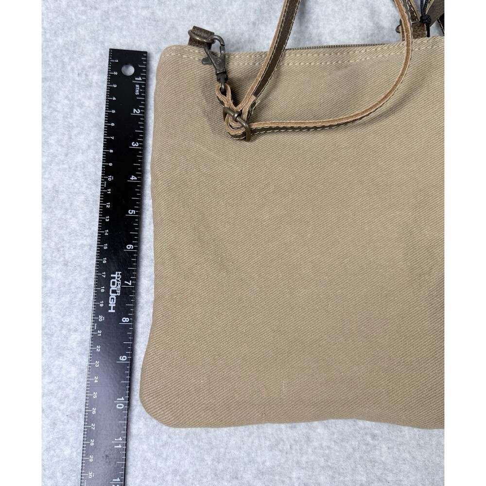 Myra Bag Crossbody Bag Women Small Multicolor NEW Woven Hair-on-Hide Rug Canvas - Picture 11 of 13